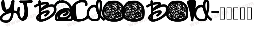Yj BACDOO Bold字体转换